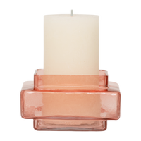 Tealight holder XL Isla Quartz Pink
