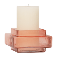 Tealight holder XL Isla Quartz Pink