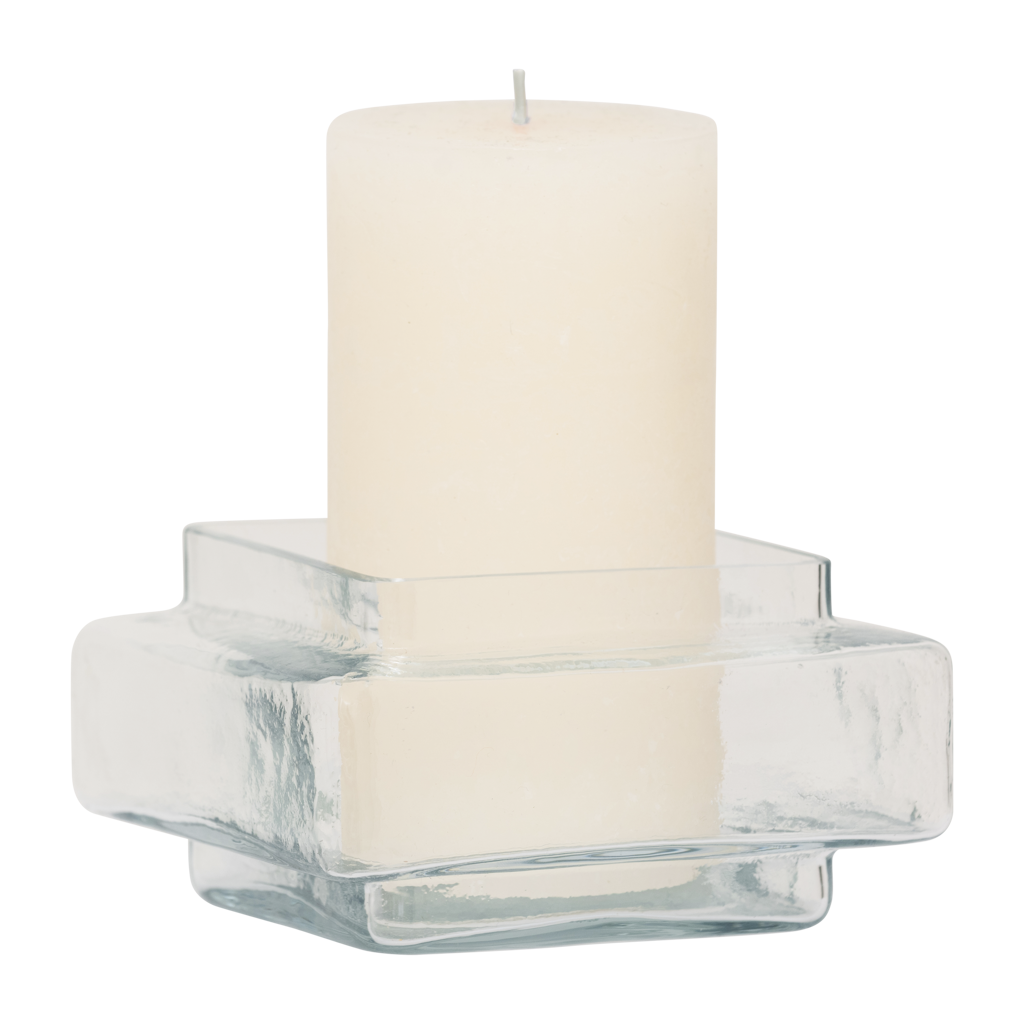 Tealight holder XL Isla Transparent