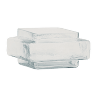 Tealight holder XL Isla Transparent