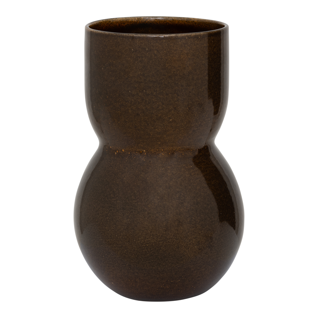 Vase Noan downtown brown