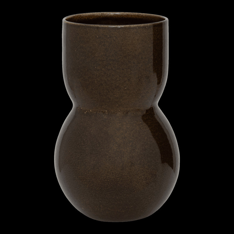 Vase Noan downtown brown
