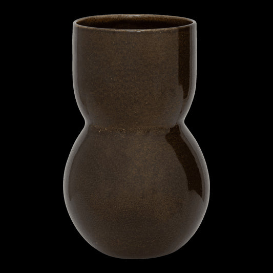 Vase Noan downtown brown