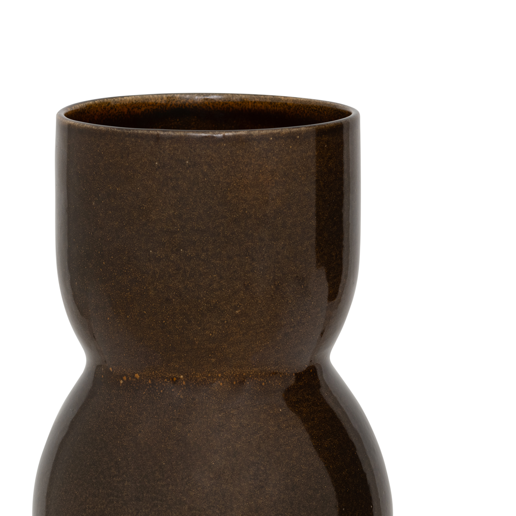 Vase Noan downtown brown