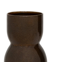 Vase Noan downtown brown