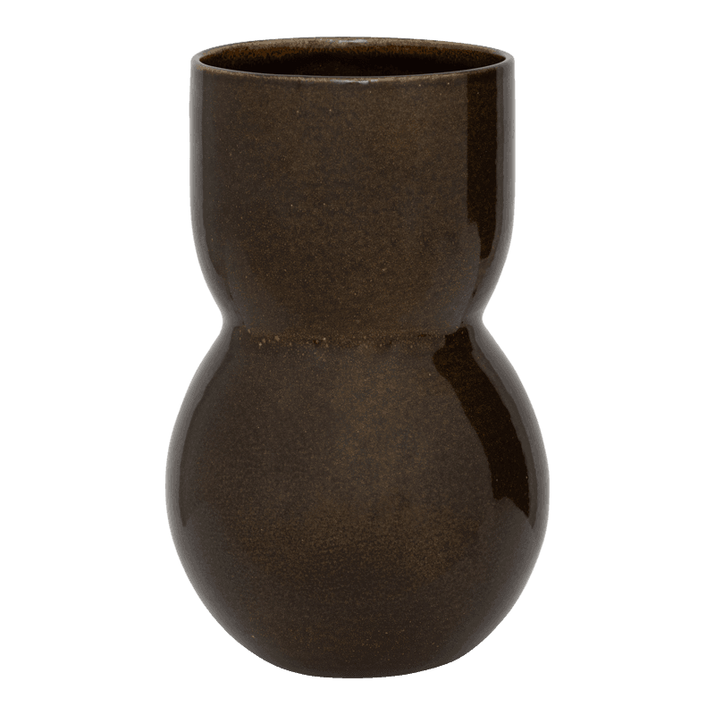 Vase Noan downtown brown