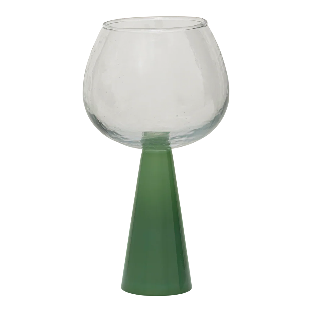 Spritz Cocktail Glass Set Of 2, Jade Green, In Gift Box