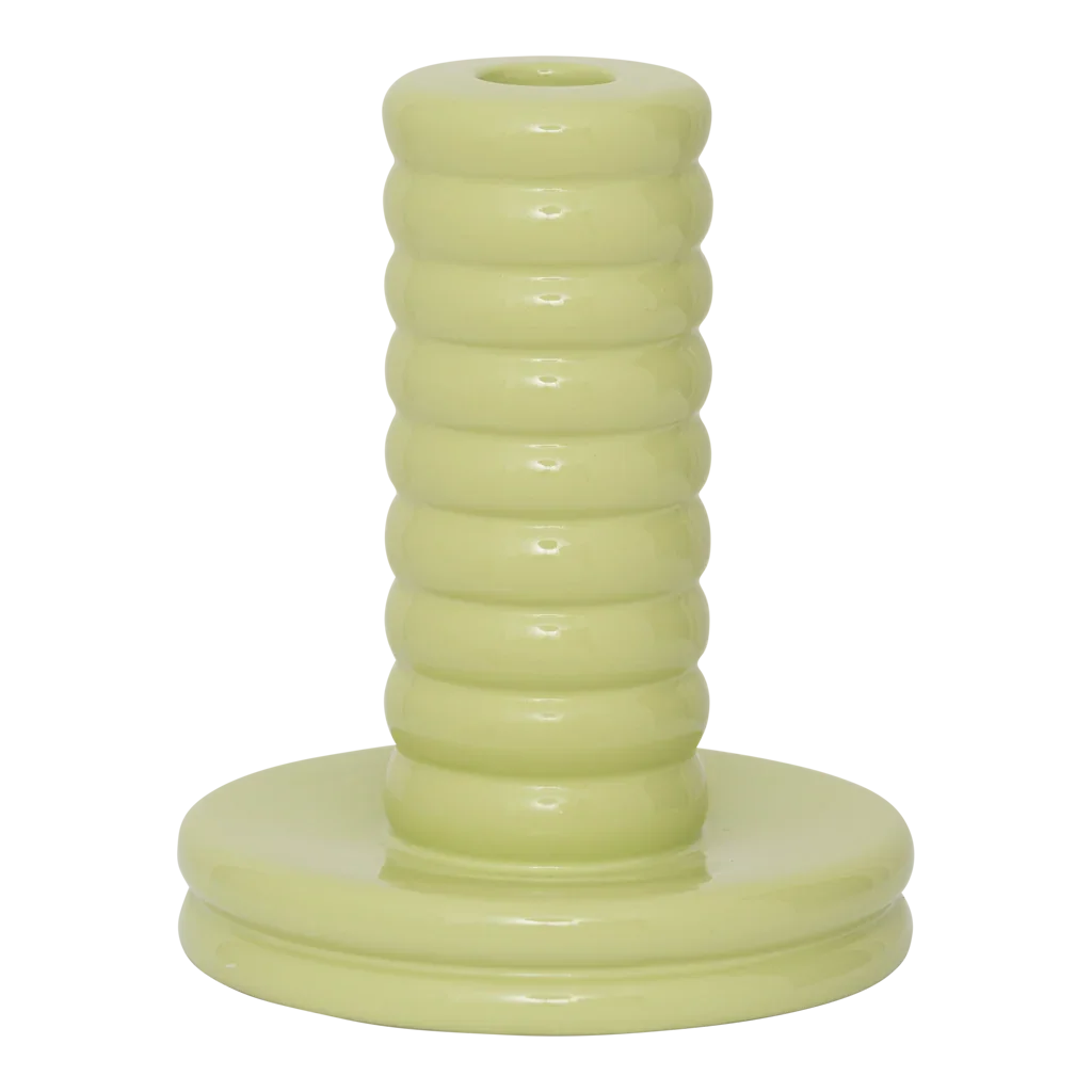 Candle holder Kabelo, Beechnut (set of 2)