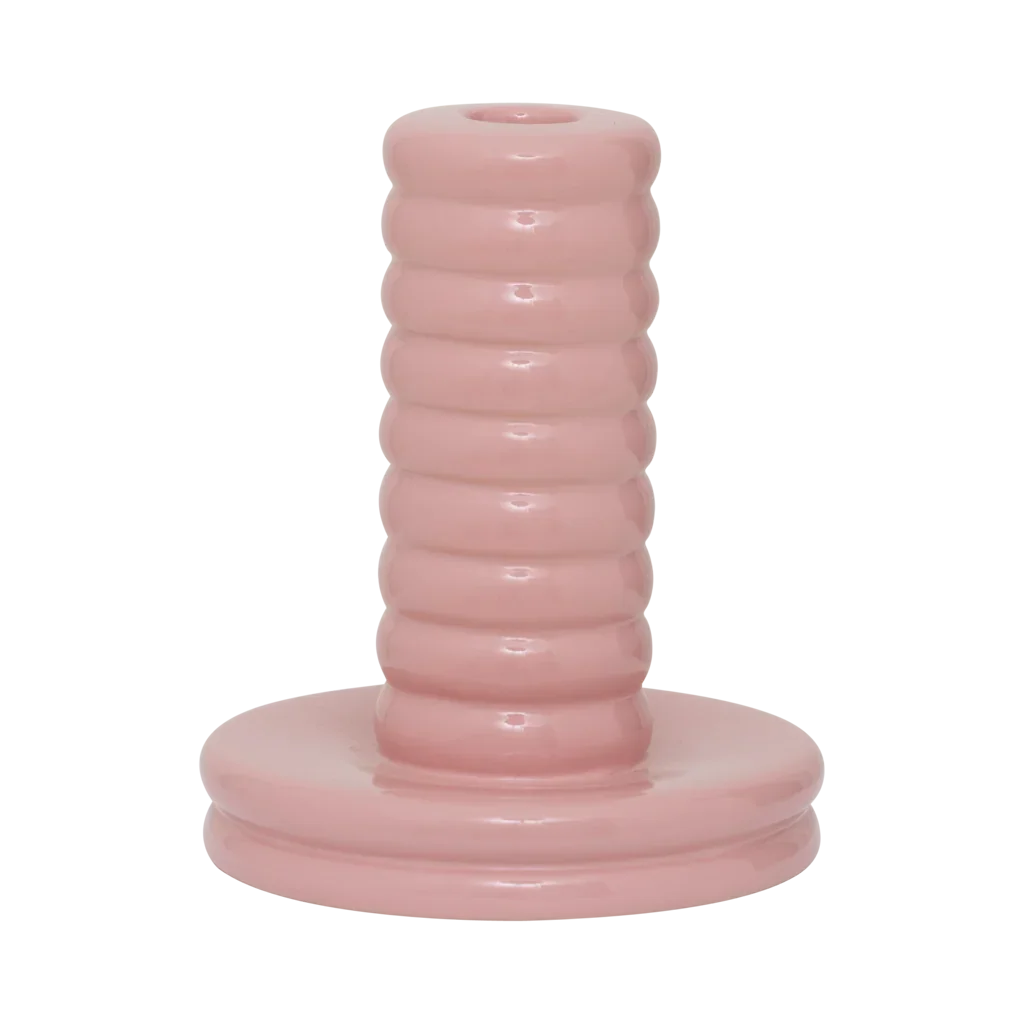 Candle holder Kabelo, Mellow rose (set of 2)