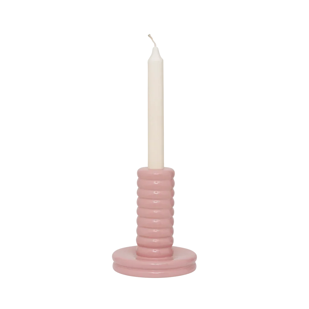 Candle holder Kabelo, Mellow rose (set of 2)