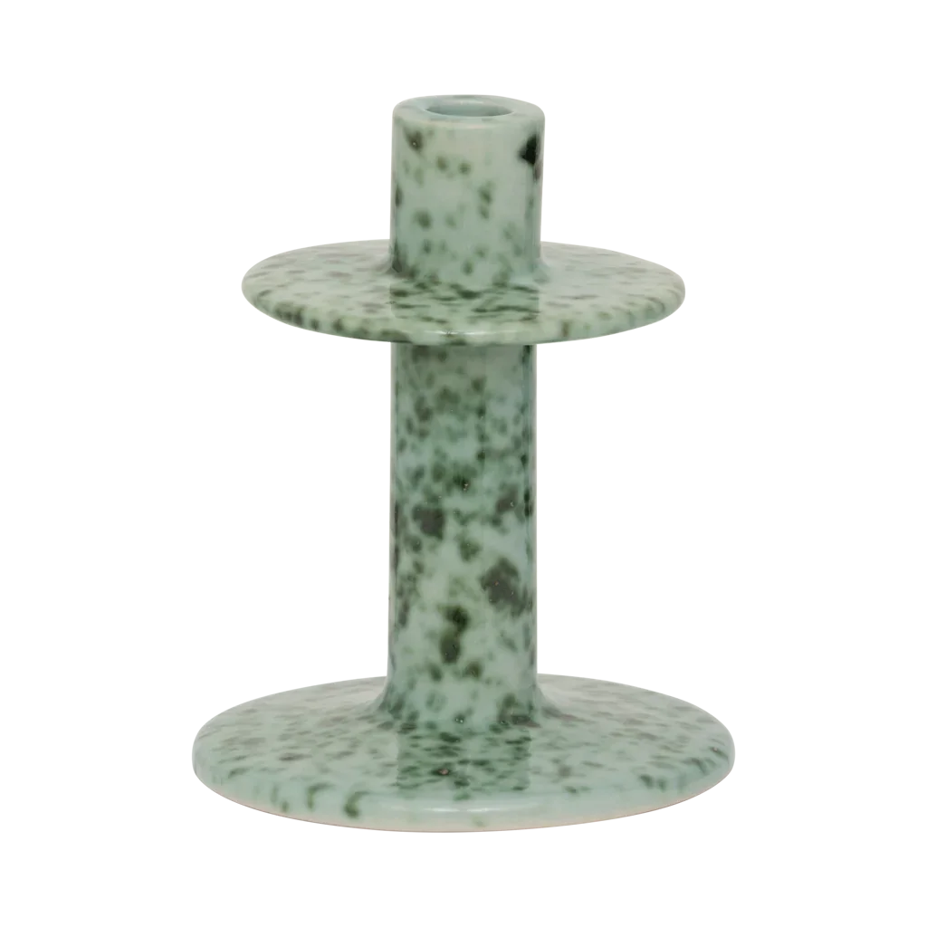 Candle holder Aiden, Sea foam (set of 2)