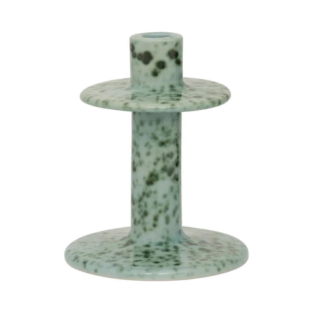 Candle holder Aiden, Sea foam (set of 2)