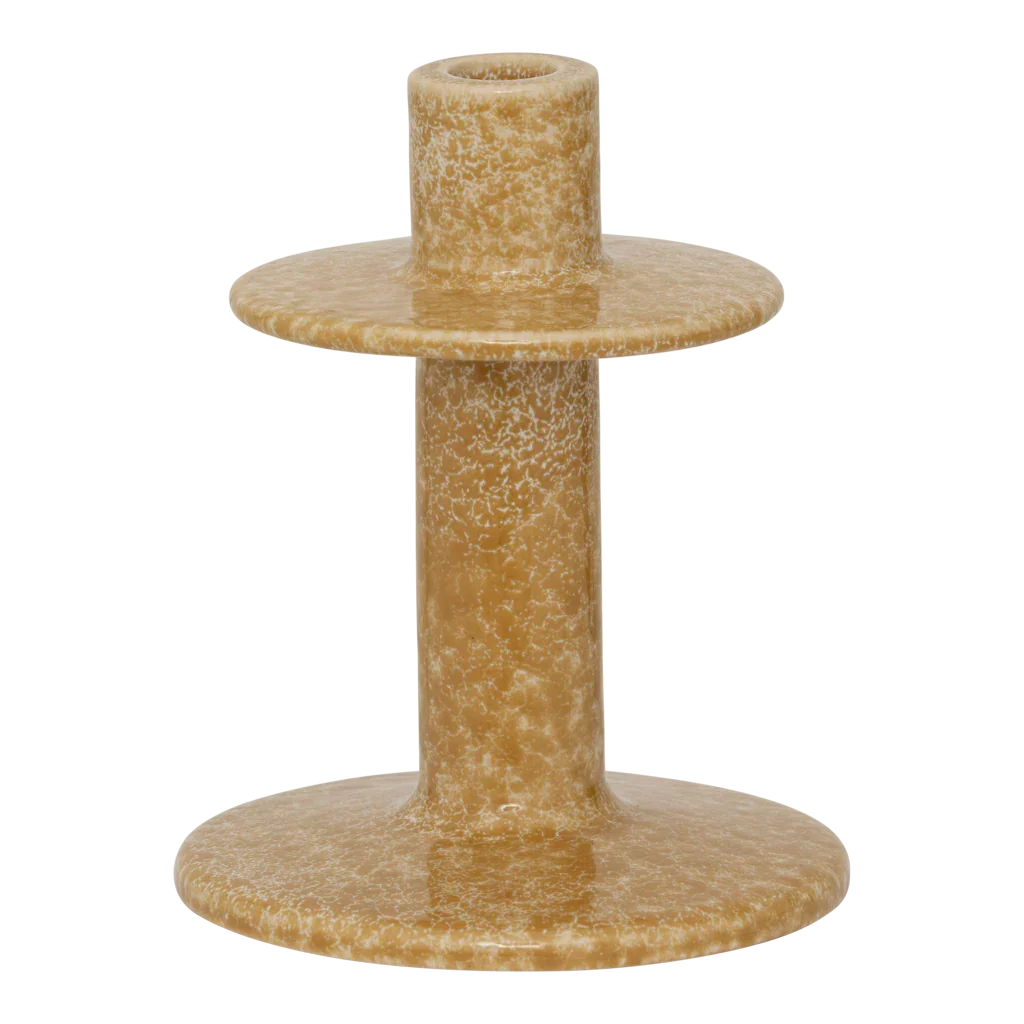 Candle holder Aiden, Golden brown (set of 2)