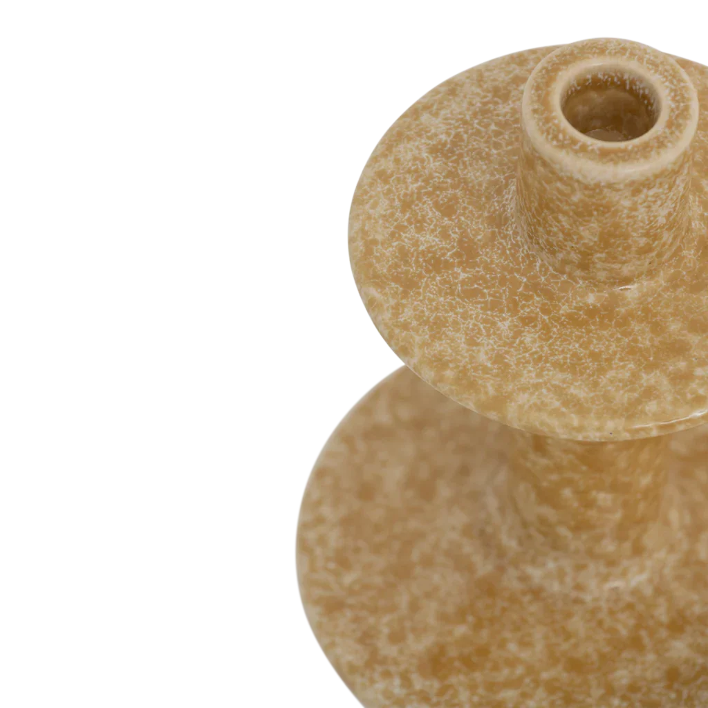 Candle holder Aiden, Golden brown (set of 2)