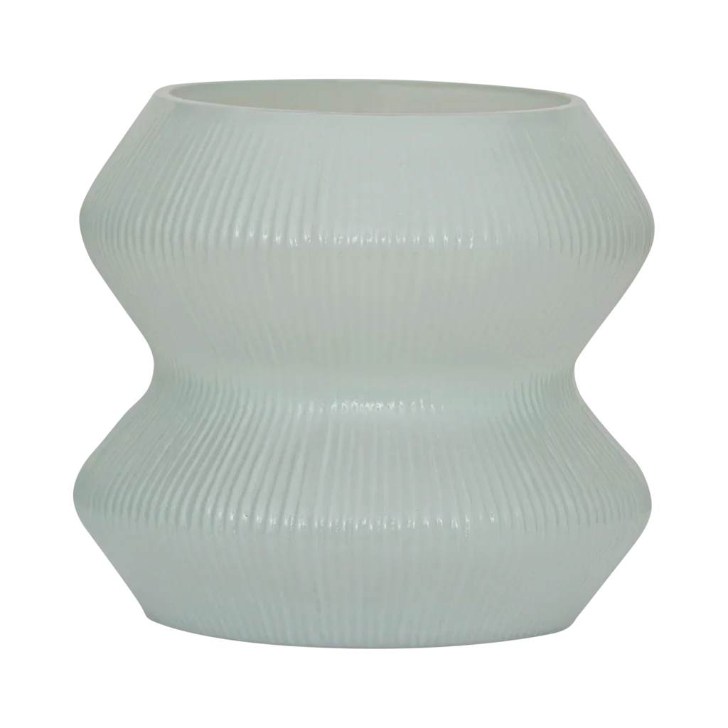 XL tealight holder Skye, Sea foam (set of 2)