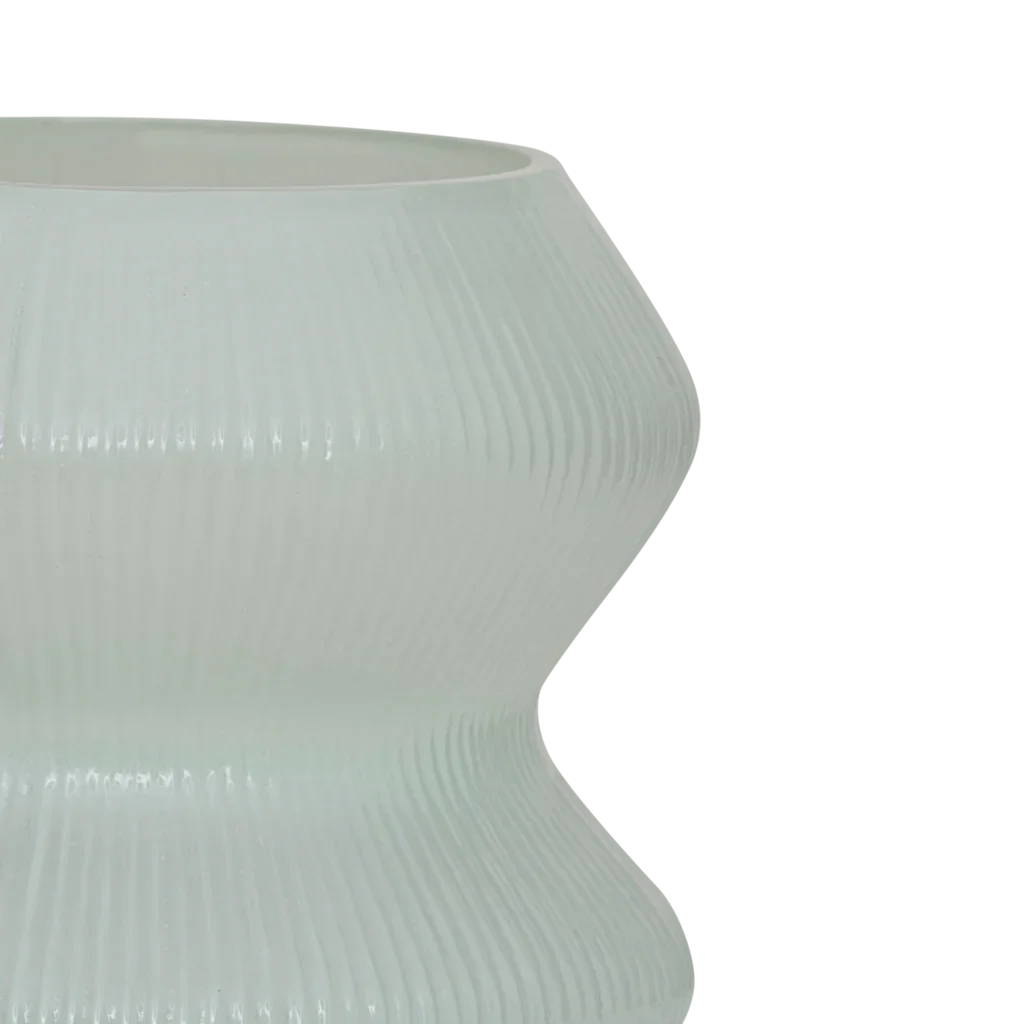 XL tealight holder Skye, Sea foam (set of 2)