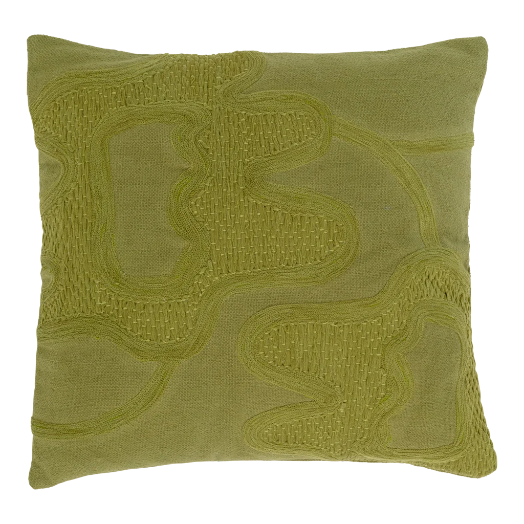 Cushion Kedi,Evergreen sprig