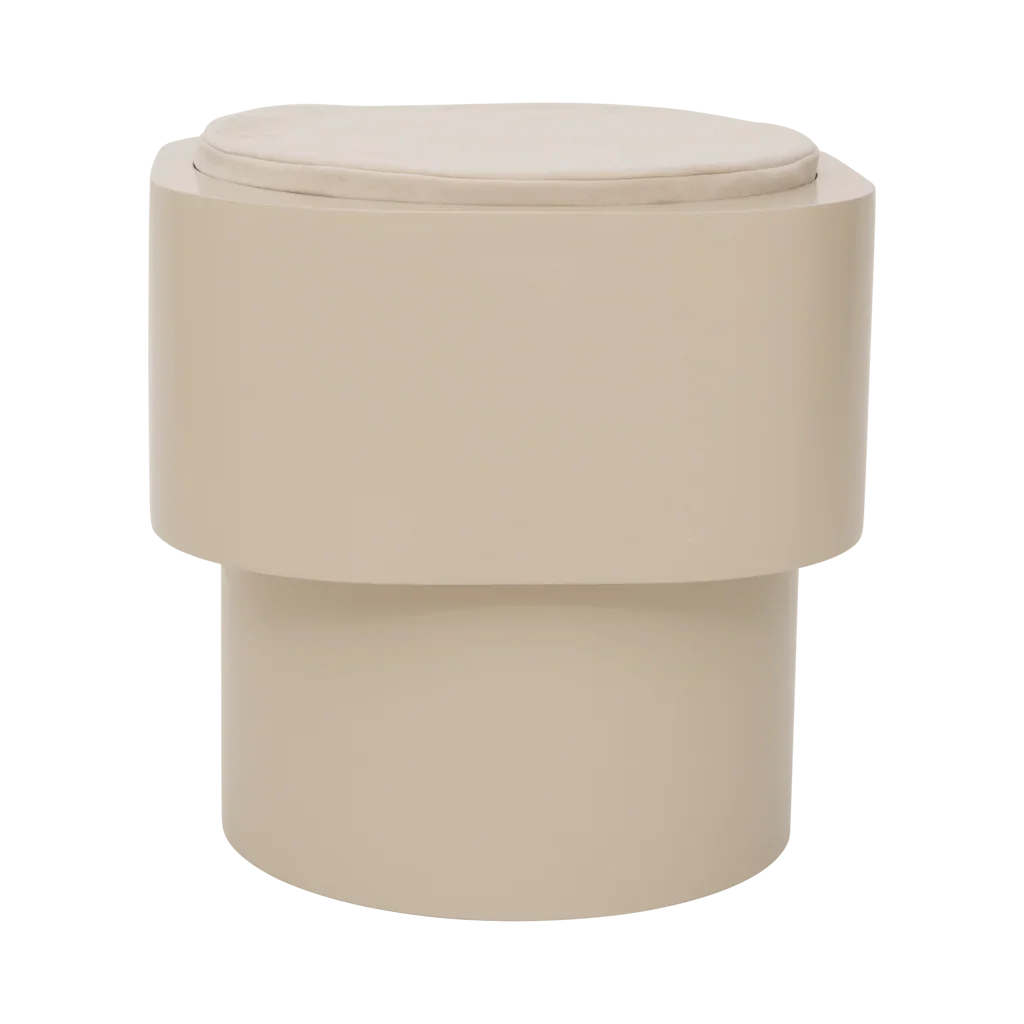 Side table Tabouret, Pale khaki