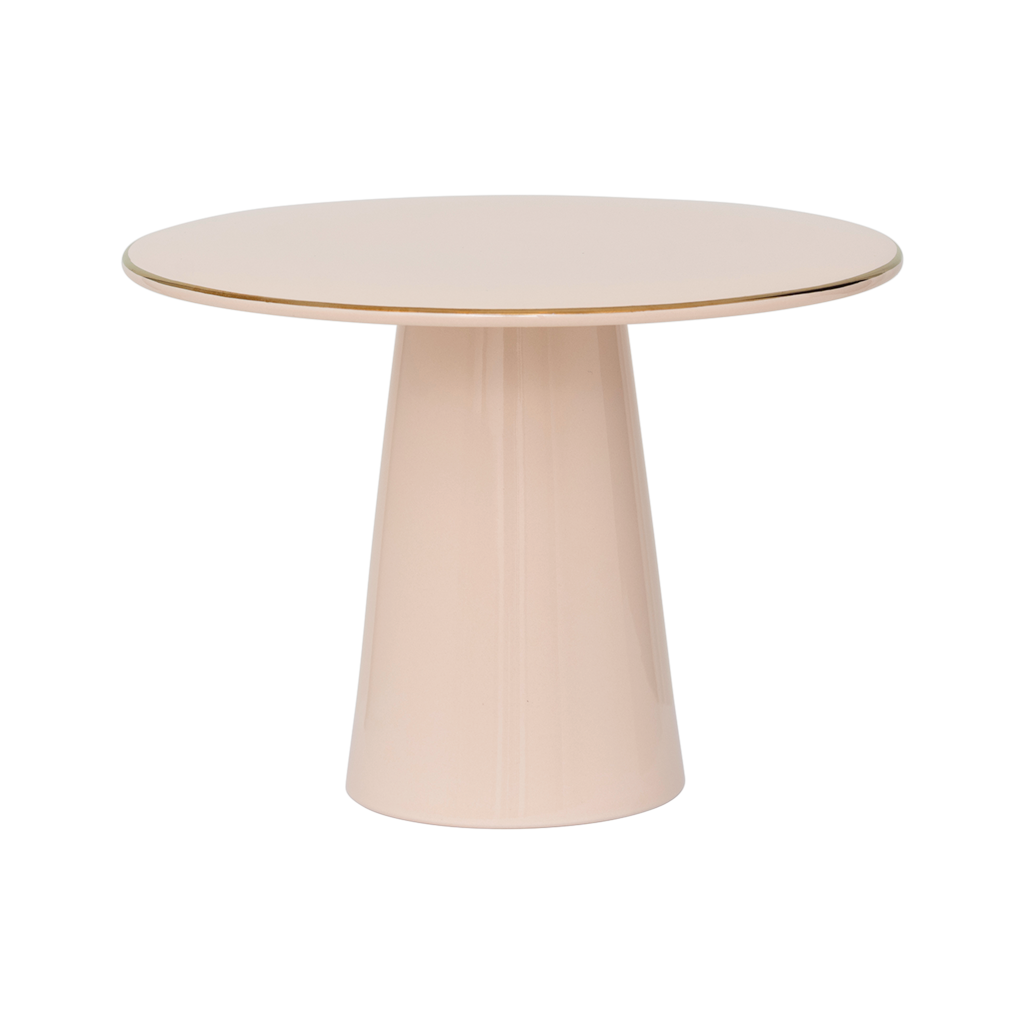Good Morning cake stand small old pink