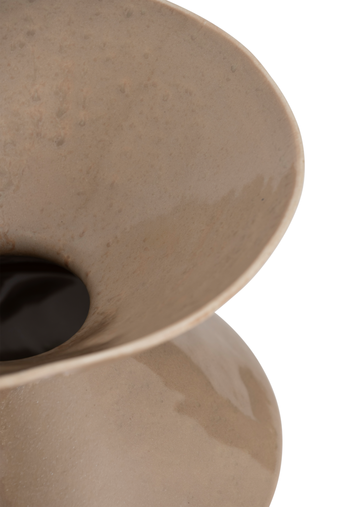 Vase Zale, taupe