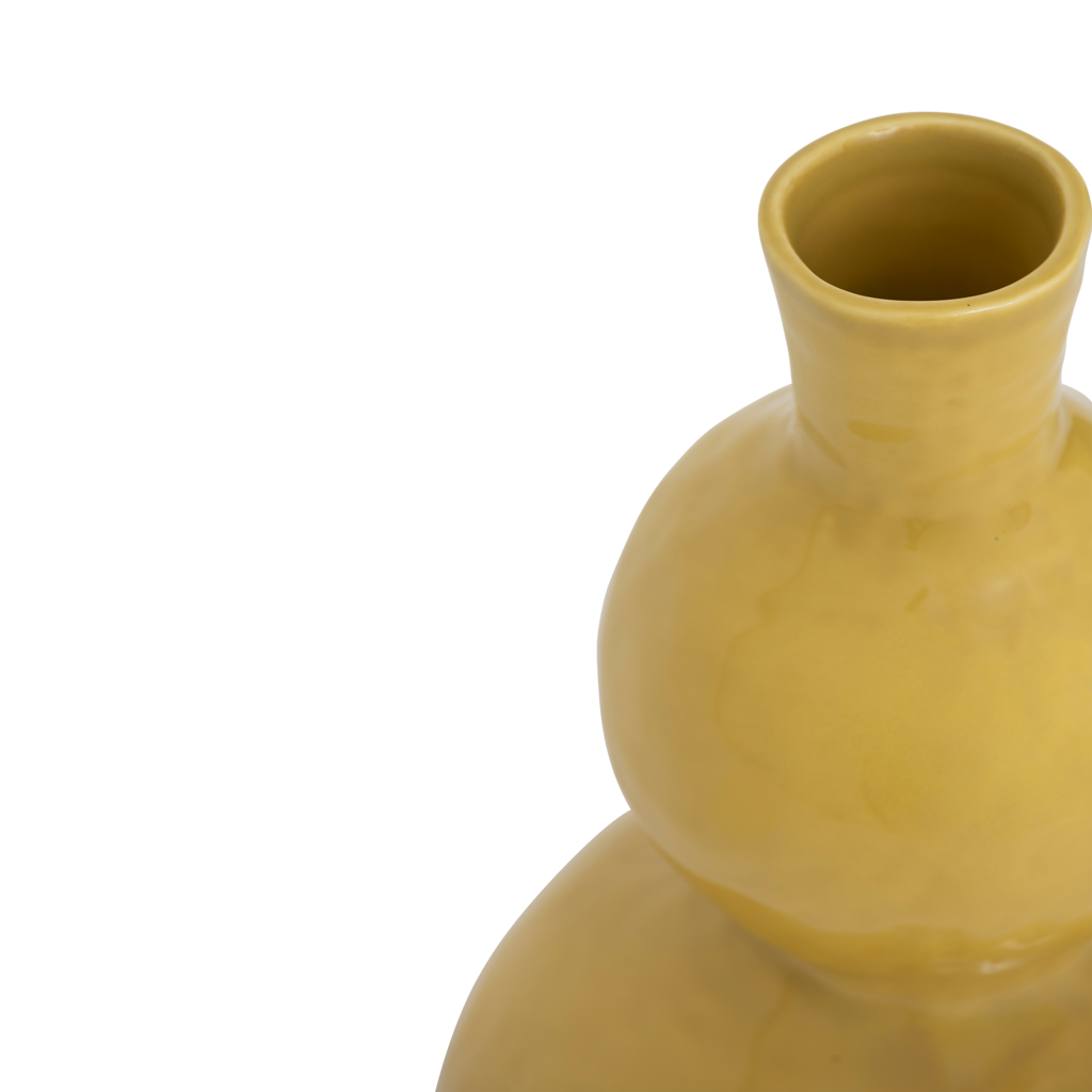 Vase Tetsu, yellow yasmine