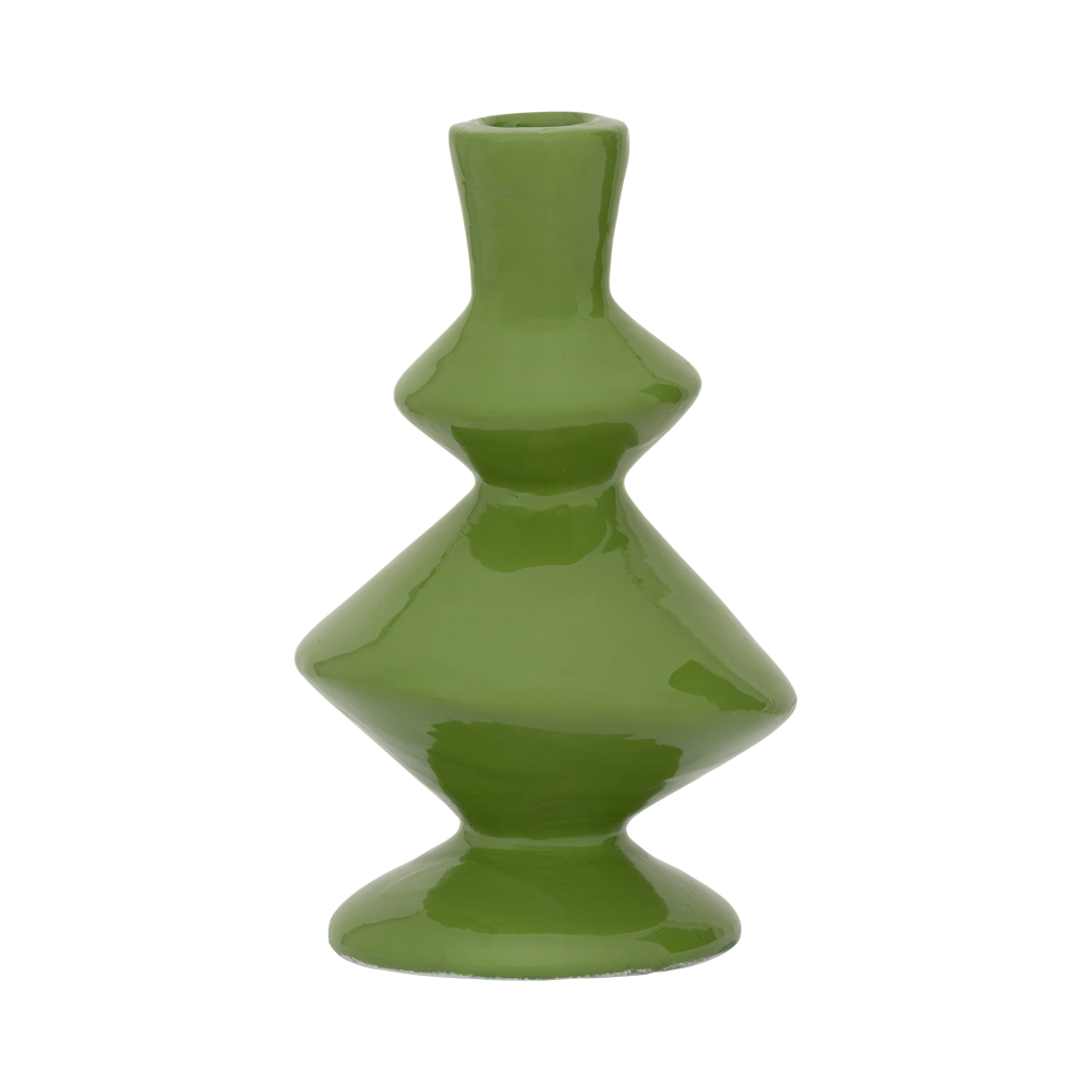 Candle holder Kenji, banana palm (set of 2)