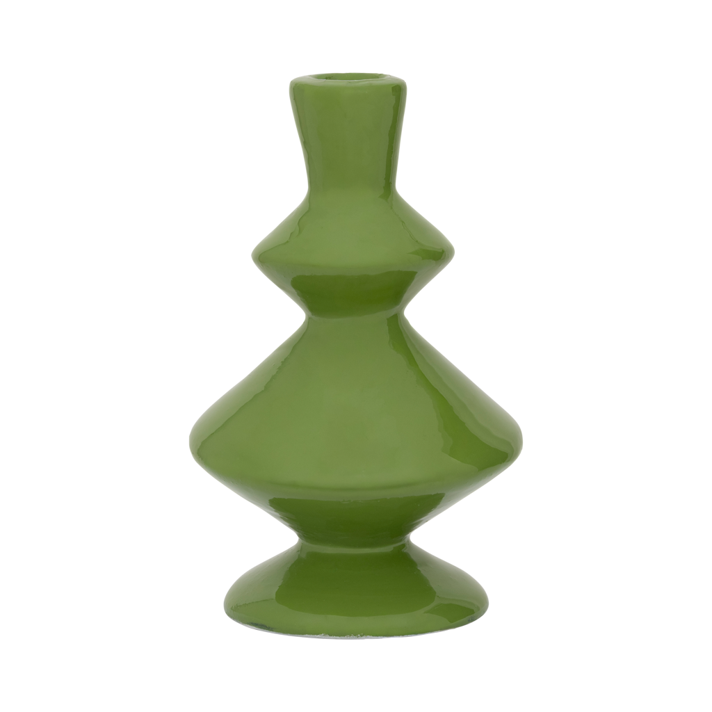 Candle holder Kenji, banana palm (set of 2)