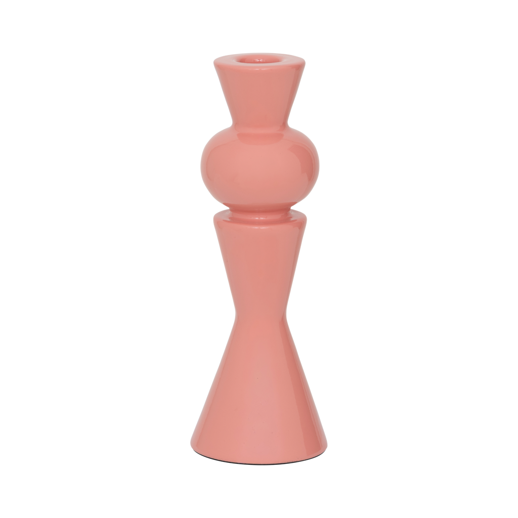 Candle holder Celis, blush (set of 2)