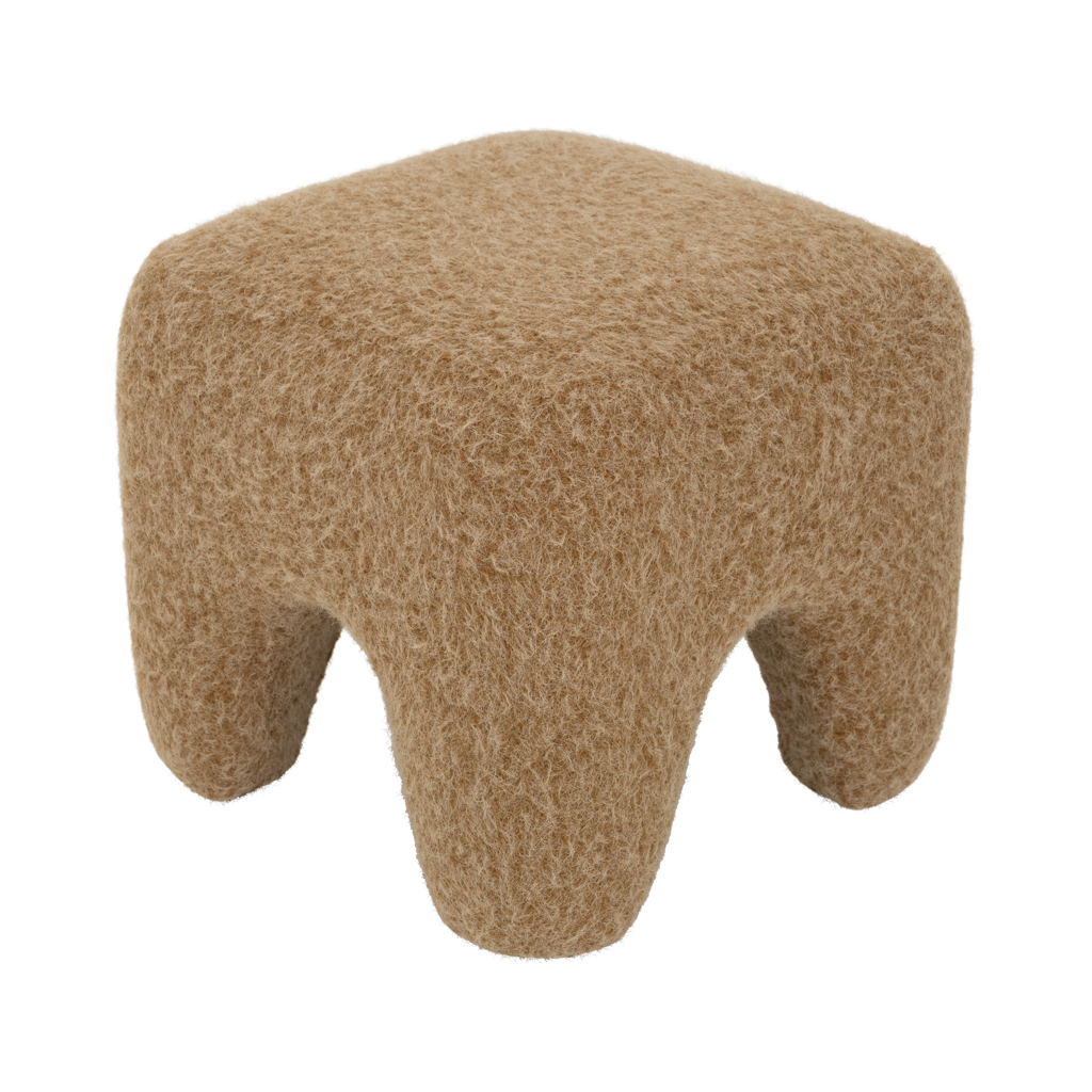 Pouf Kira, brushed