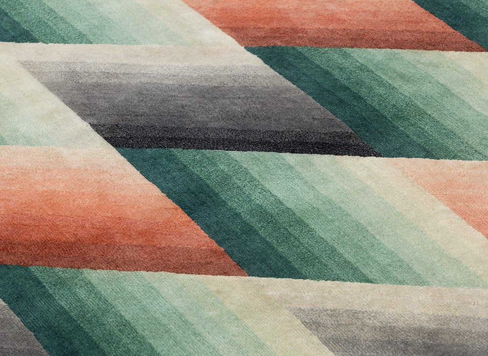 GAN Mirage Rug, Orange