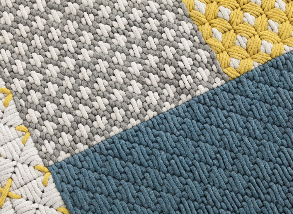 GAN Silaï Rug, Blue