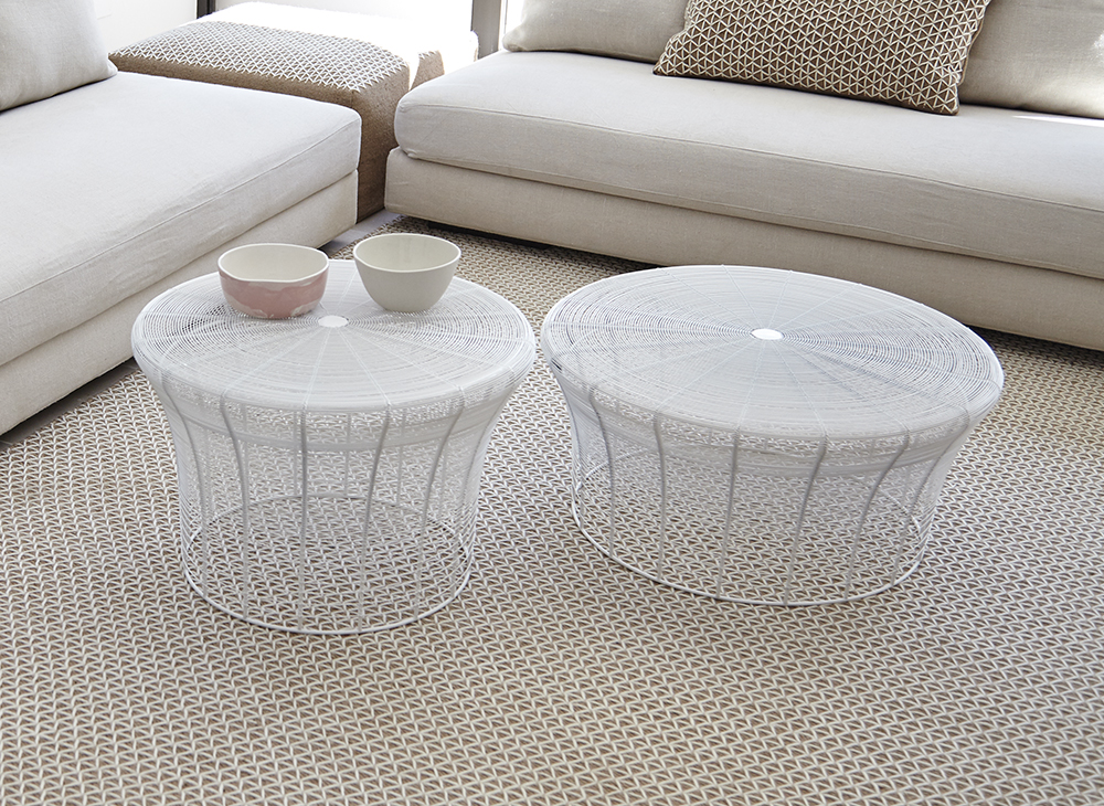 GAN Aram Low Table, White (RAL 9016)