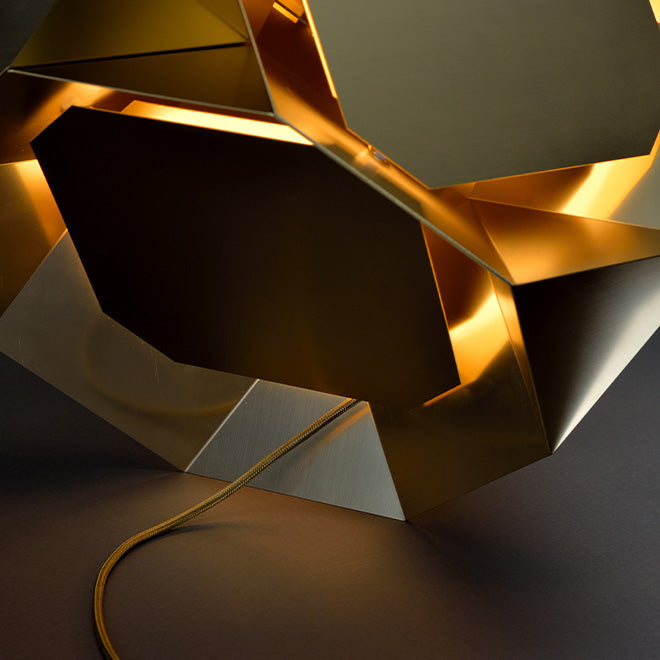 Pylite Floor Lamp - Brass | Photo: Rakumba