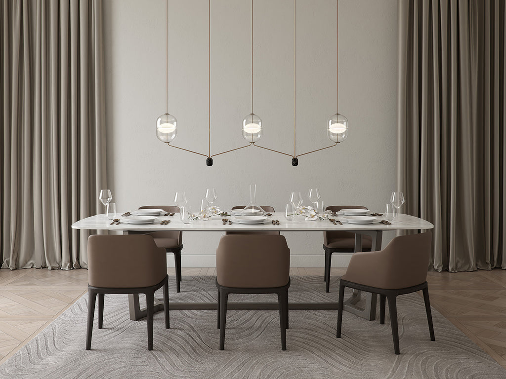 INDRE Chandelier - dining room | Photo: Rakumba
