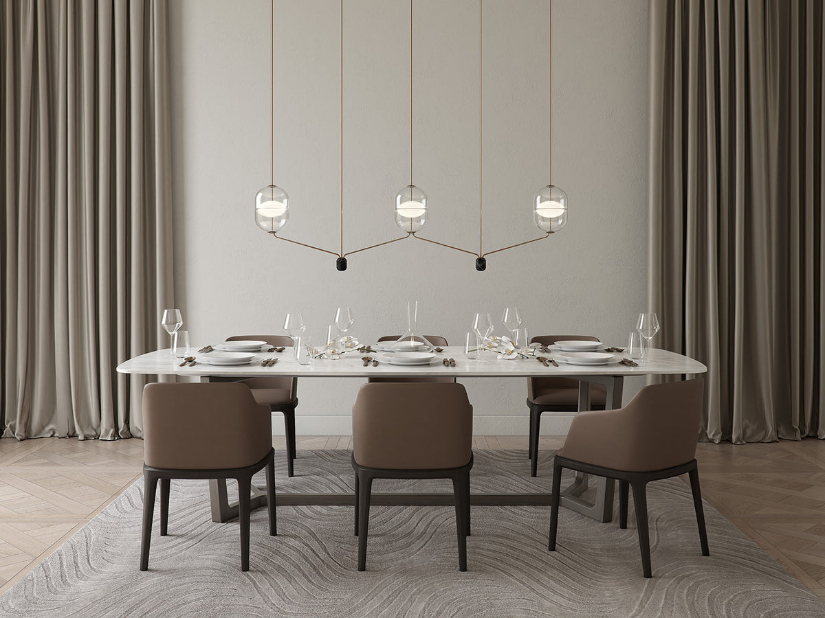 INDRE Chandelier - dining room | Photo: Rakumba