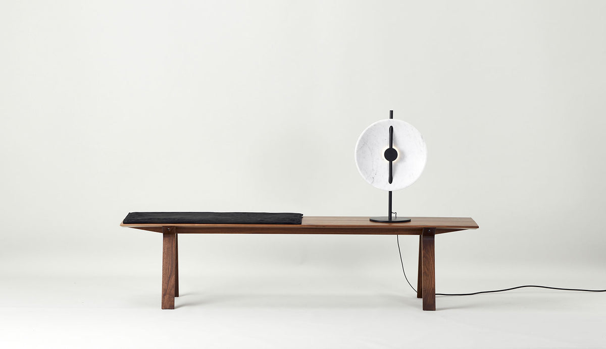 MITO Table Lamp - on bench | Photo: Rakumba
