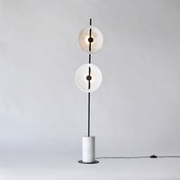 MITO Floor Lamp Double - white marble | Photo: Rakumba