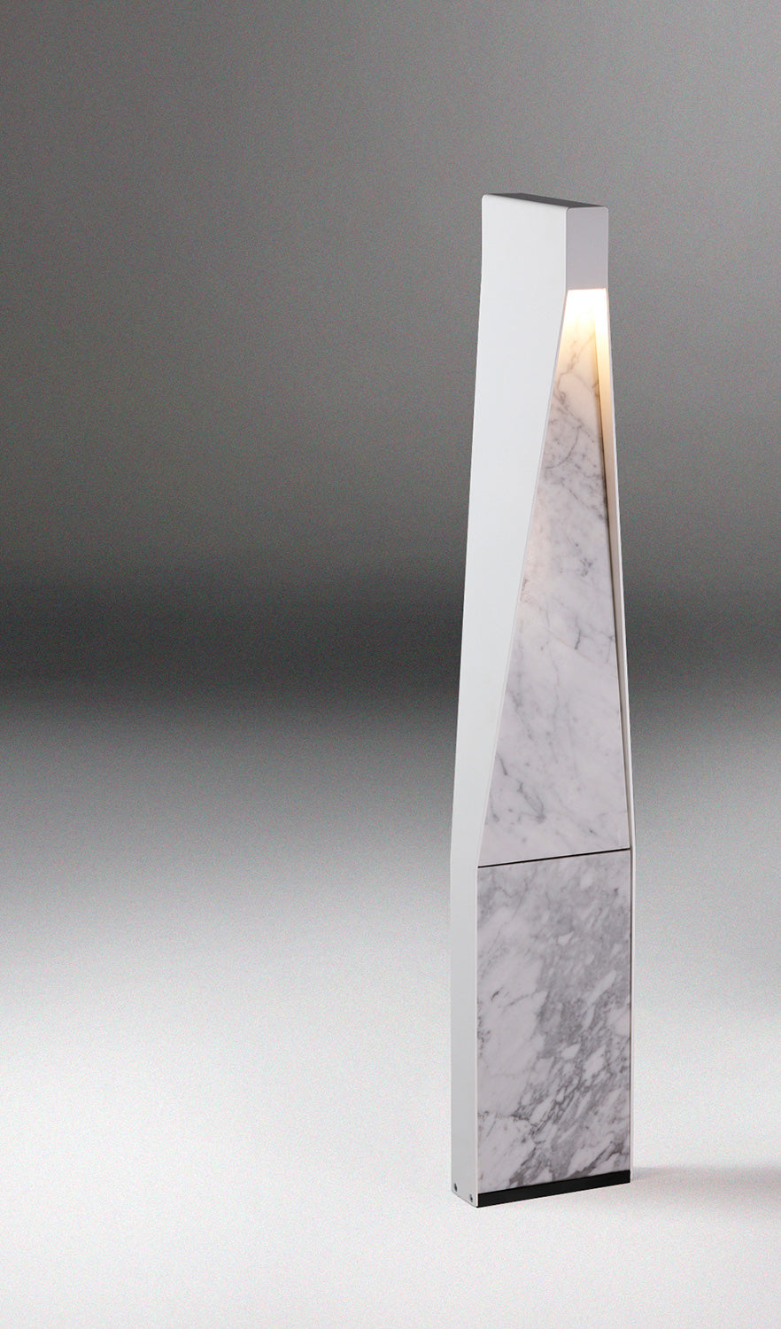 Standley Bollard - white, Carrara | Photo: Rakumba