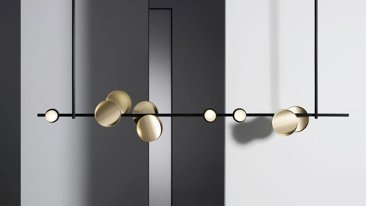 TYPOGRAPHY CILON Pendant - modules on rail | Photo: Rakumba