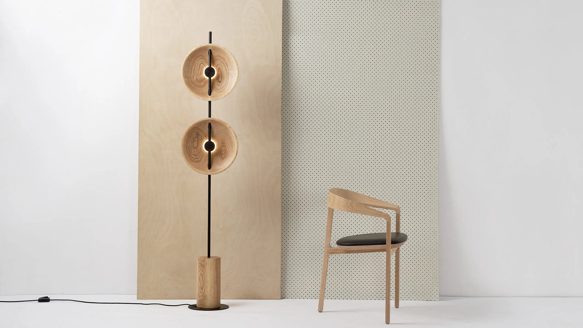 MITO Floor Lamp Double - timber | Photo: Rakumba