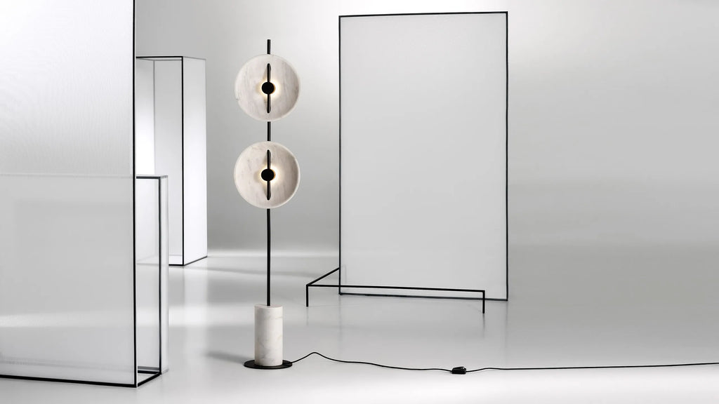 MITO Floor Lamp Double - marble | Photo: Rakumba