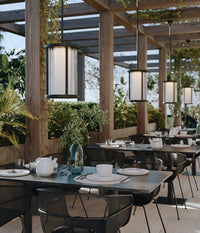 ION Pendant Classic 450 - pergola restaurant | Photo: Rakumba