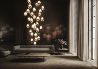 PETAL Pendant - cluster, living room | Photo: Rakumba