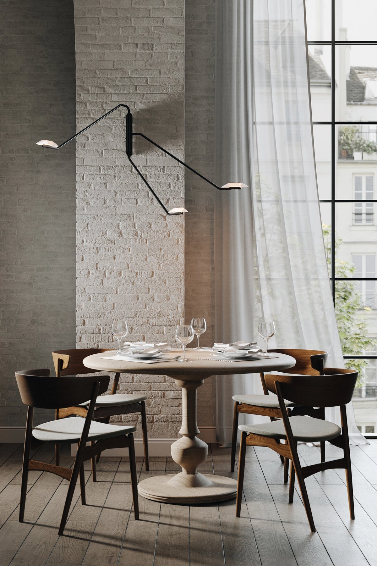 TEMA Wall Lamp - dining room | Photo: Rakumba