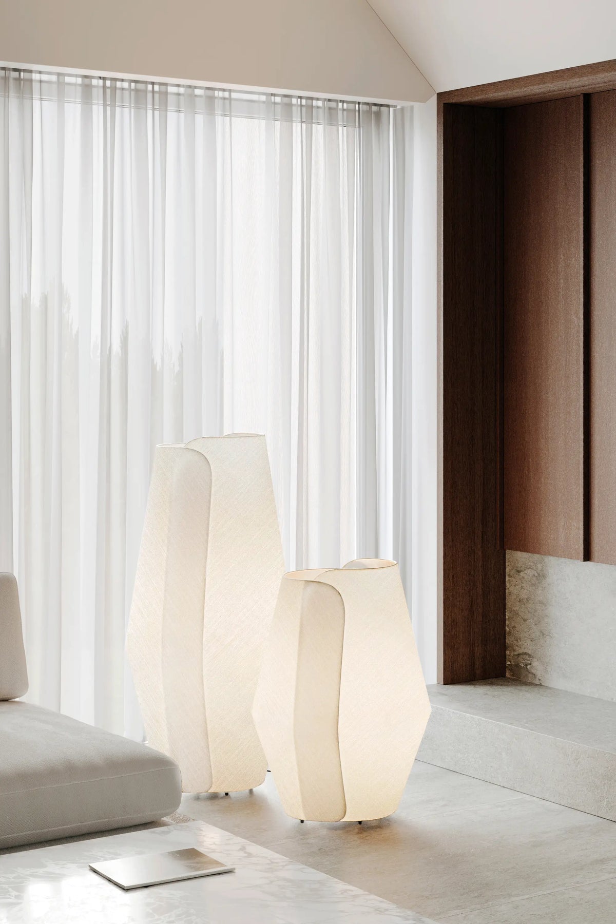 VOLUTE Floor Lamp - living room | Photo: Rakumba