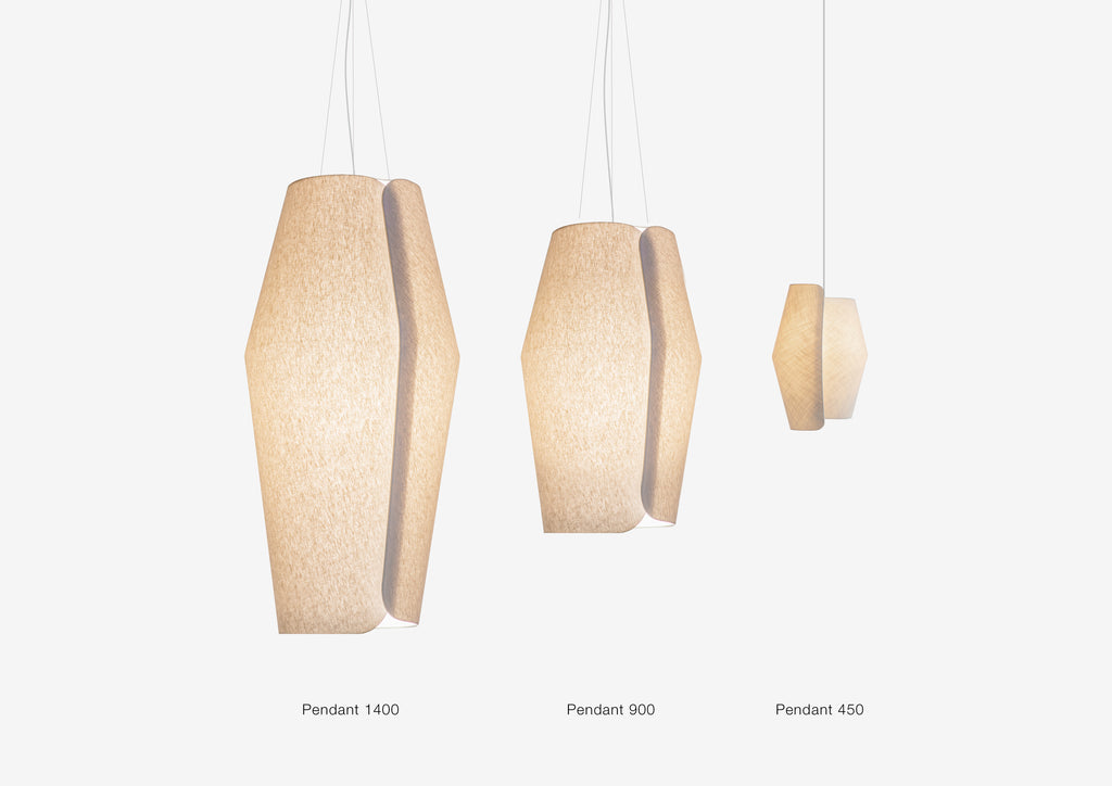 VOLUTE Pendant - 1400, 900 and 450 sizes | Photo: Rakumba