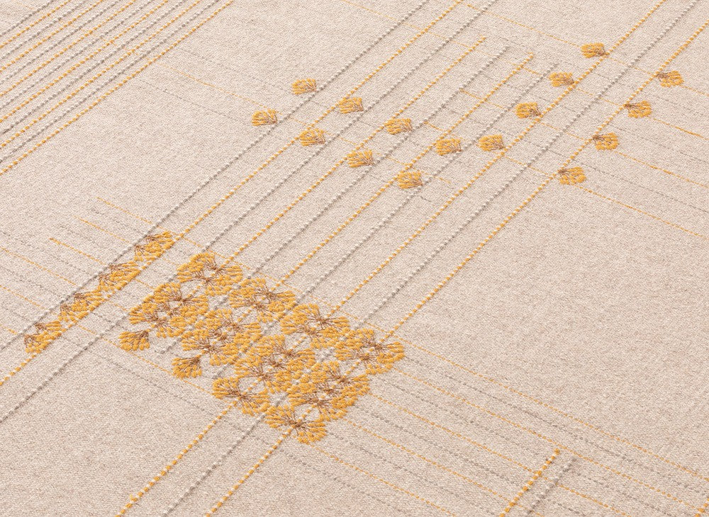 GAN Bloom Rug, Beige