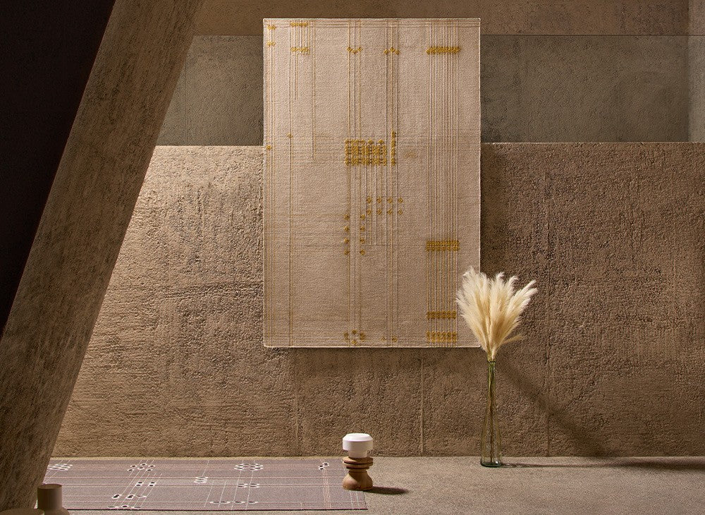 GAN Bloom Rug, Beige