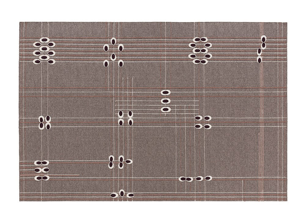 GAN Bloom Rug, Dark Grey