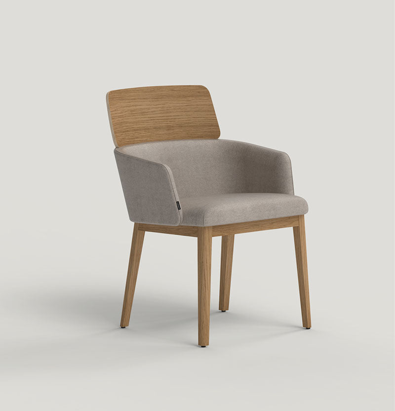 Concord Armchair, semi-upholstered, image: Capdell